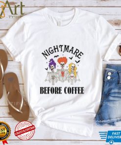 Nightmare Before coffe Hocus Pocus Skeleton Tshirt