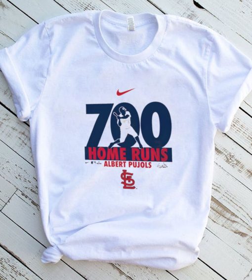 Nike Albert Pujols St. Louis Cardinals 700 Home Runs Milestone shirt