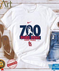 Albert Pujols St. Louis Cardinals Nike 700th Home Run Milestone T-Shirt -  Red