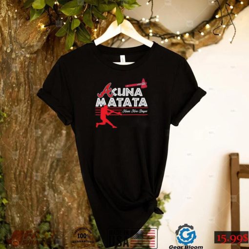 Official Atlanta Braves Acuna Matata means more dingers shirt