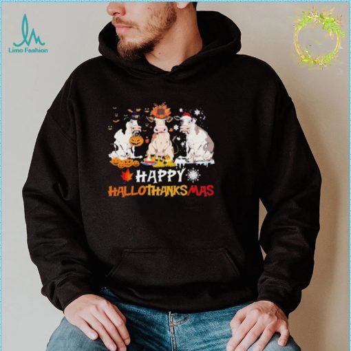 Official Dairy Cows Happy Hallothanksmas Halloween thanksgiving Christmas shirt