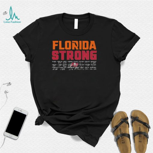 Official Florida Strong Tampa Bay Buccaneers Signatures shirt