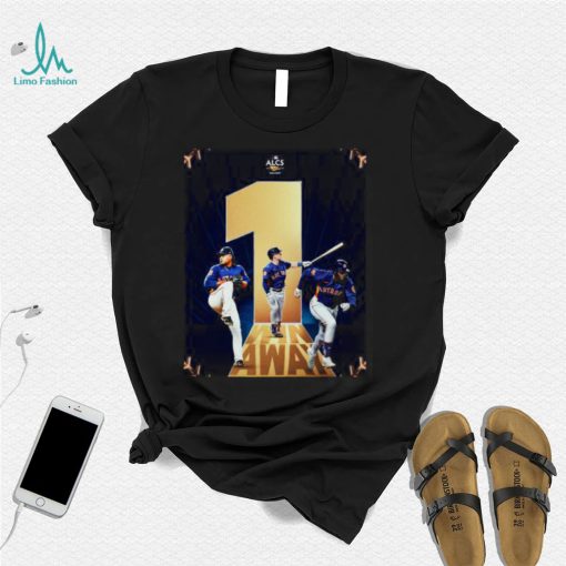 Official Houston Astros 2022 ALCS 1 Win Away shirt