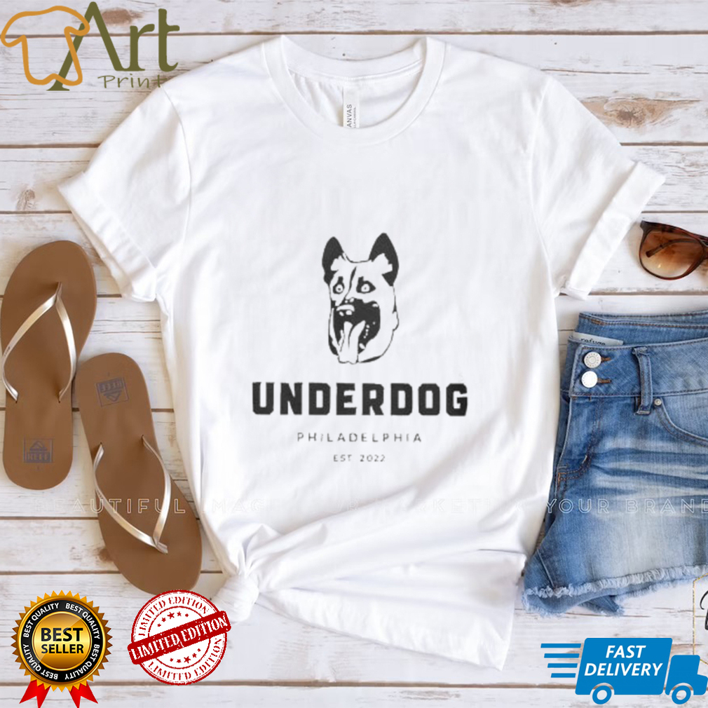 Official Jason Kelce John Clark Underdog Philadelphia Est 2022 Shirt Official Jason Kelce John Clark Underdog Philadelphia Est 2022 Shirt
