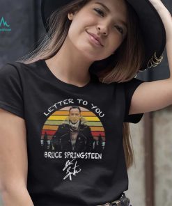 Official Letter to You Bruce Springsteen signature vintage shirt