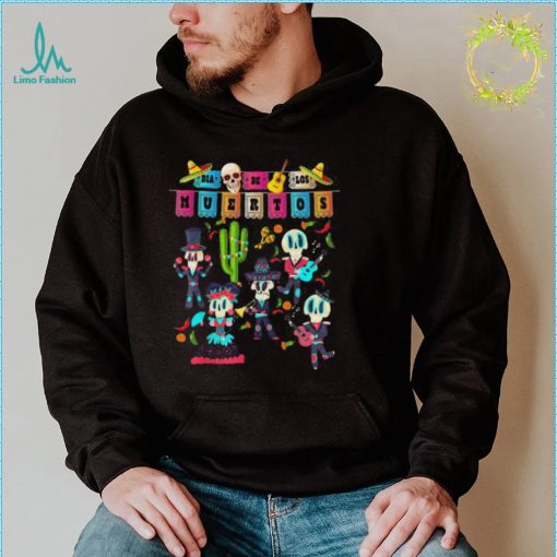 Official Mexican Papel Picado Banner Cute Dia De Los Muertos Figures halloween shirt