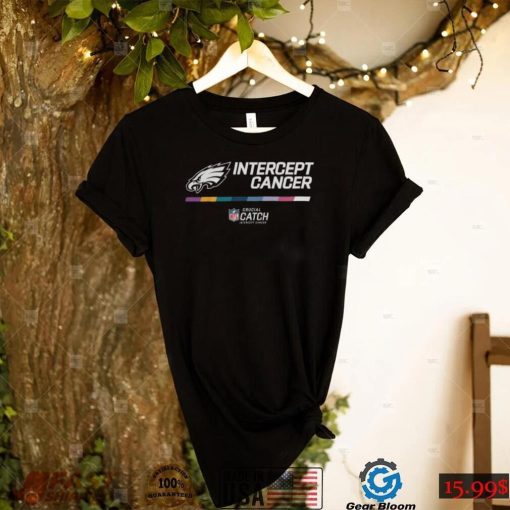 Official Philadelphia Eagles 2022 NFL Crucial Catch Intercept Cancer Hoodie