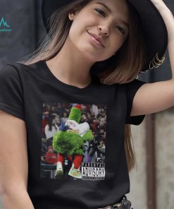 Official Phillie Phanatic Philadelphia Phillies Parental Advisory explicit content shirt