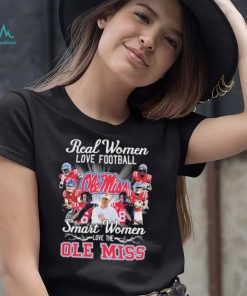 Official Real Women love football smart Women love the Ole Miss Rebels shirt