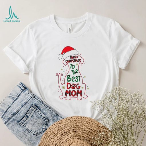 Official Santa Dachshund Merry Christmas to the best Dog Mom shirt