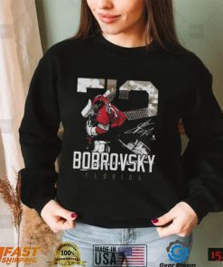 Official Sergei Bobrovsky Florida Landmark signature shirt2