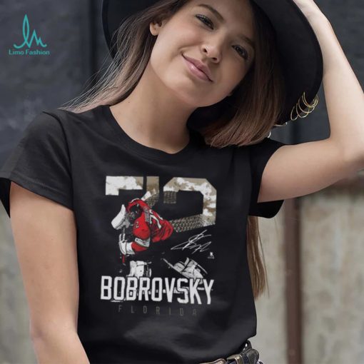 Official Sergei Bobrovsky Florida Landmark signature shirt
