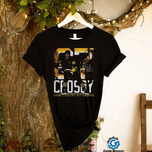 Official Sidney Crosby Pittsburgh Landmark signature shirt