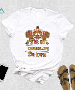 Official Team Counselor Turkeys thanksgiving 2022 shirt