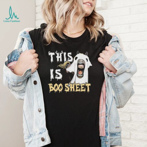 Official This Is Boo Sheet Horse Halloween 2022 shirt