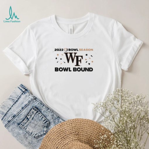 Official Wake Forest Football 2022 Bowl Season Wf Bowl Bound Shirt