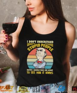 Official Walter Jeff Dunham I don’t understand stupid people maybe I should take one apart to see how it works vintage shirt