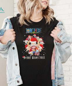 One Piece Chibi Characters Santa Hat Merry Christmas Sweatshirt