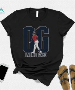 Oscar Gonzalez Cleveland Guardians OG Called Game Shirt2