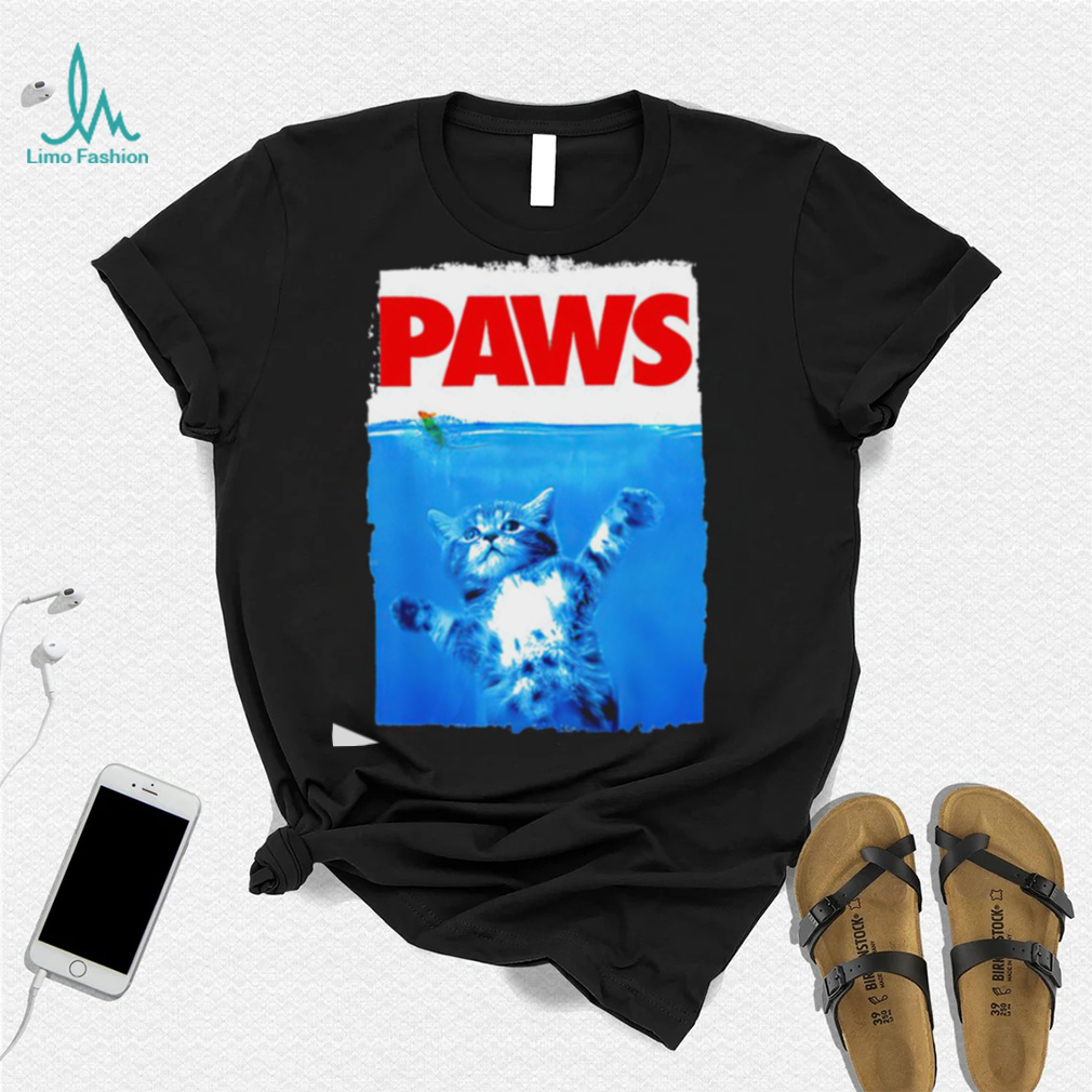 Paws Cat and Mouse top poster shirt Paws Cat and Mouse top poster shirt