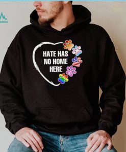 Peace LGBT paw hate has no home here shirt