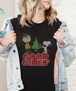 Peanuts Good Grief Charlie Brown Holiday T shirt1