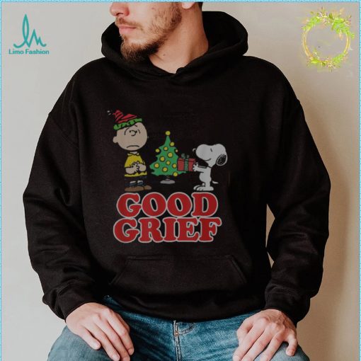 Peanuts Good Grief Charlie Brown Holiday T shirt