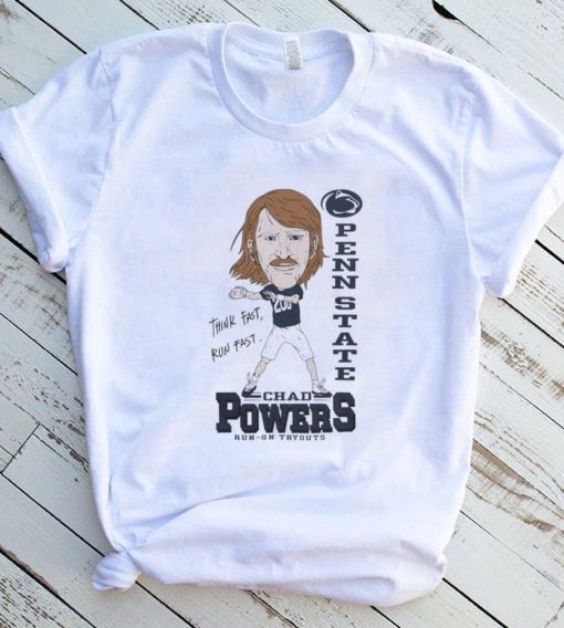 Penn State Bookstore Eli Manning Chad Powers Think Fast Run Fast T Shirt