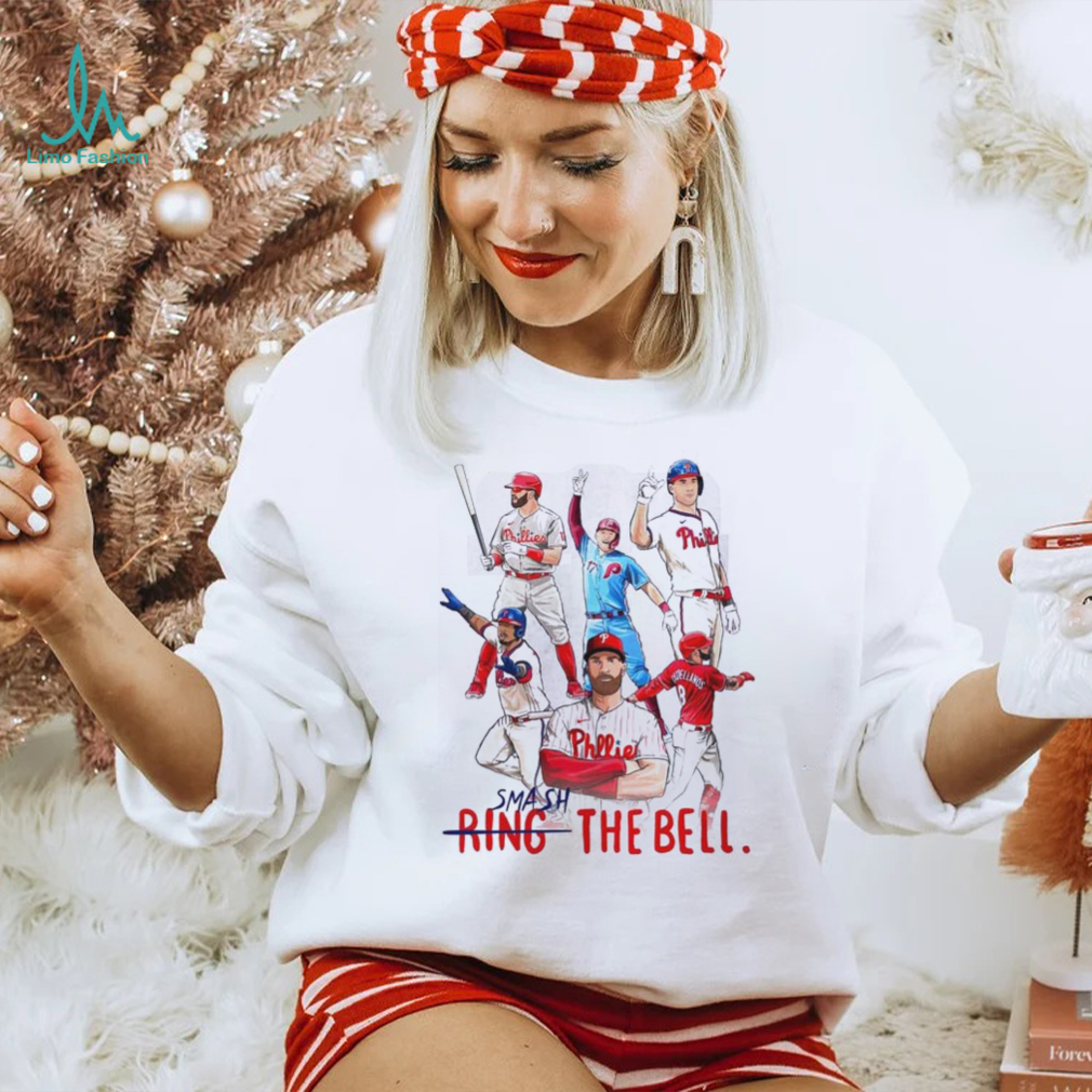 Philadelphia Phillies Baseball Smash Ring The Bell T Shirt Philadelphia Phillies Baseball Smash Ring The Bell T Shirt