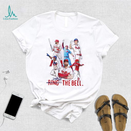 Philadelphia Phillies Baseball Smash Ring The Bell T Shirt