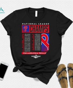 Philadelphia Phillies National League Champs 2022 Roster shirt