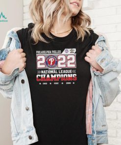 Philadelphia phillies 3x national league champions 2022 shirt