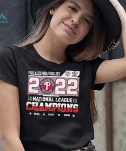 Philadelphia phillies 3x national league champions 2022 shirt