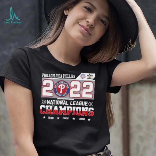 Philadelphia phillies 3x national league champions 2022 shirt