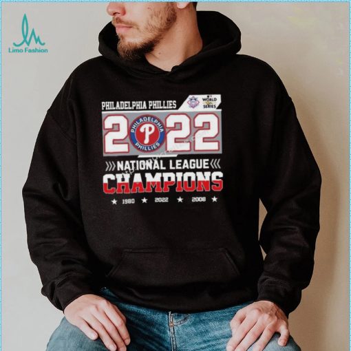 Philadelphia phillies 3x national league champions 2022 shirt