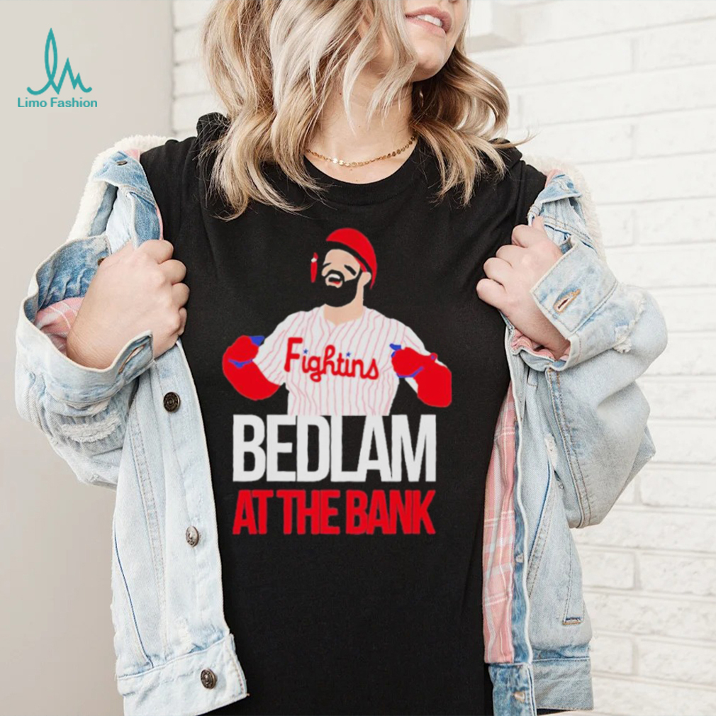 Bryce harper bedlam at the bank T-shirts, hoodie, sweater, long