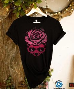 Pink Ribbon Skull Breast Cancer Awareness T Shirt2