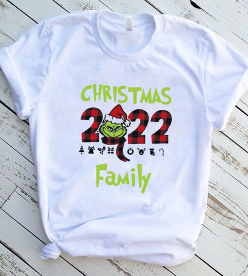 Plaid Pattern Christmas Grinch Squad T Shirt
