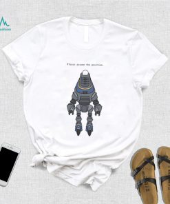 Please assume the position robot art shirt, hoodie, sweater, long sleeve and tank top