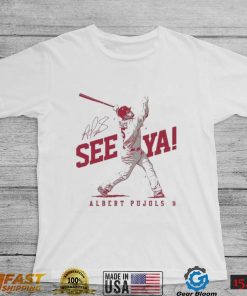 PrTUHvYA St Louis Cardinals Albert Pujols See Ya Signature Shirt3