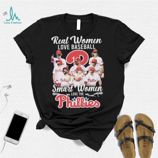 Real Women Love Baseball Smart Women Love The Philadelphia Phillies World Series 2022 Shirt