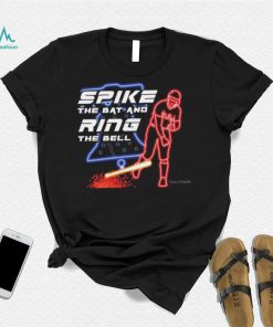 Rhys Hoskins Philadelphia Phillies Spike The Bat And Ring The Bell Neon Shirt