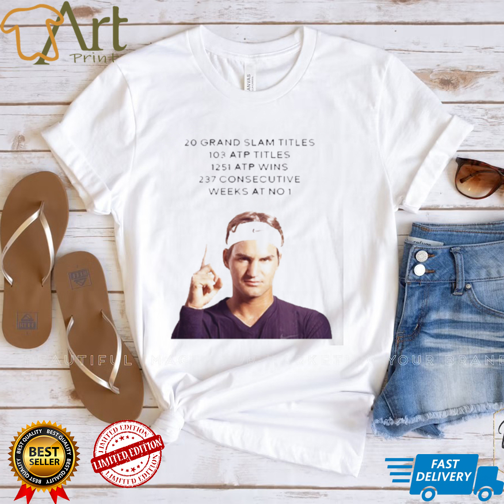 Roger Federer 20 Grand Slam Retire T Shirt Roger Federer 20 Grand Slam Retire T Shirt