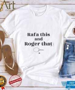 Roger Federer Rafael Nadal Sport Goal T Shirt