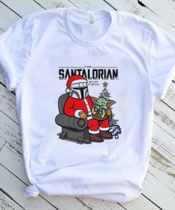 Santa Clause Baby Yoda Baby Yoda Christmas T shirt The Mandalorian The Santalorian Christmas