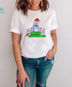 Santa Hat Grizzy  The Lemmings With Christmas shirt