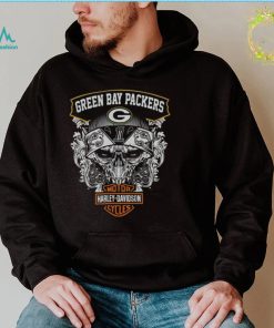 Skull Green Bay Packers Harley Davidson Green Bay Packers New Design T Shirt2