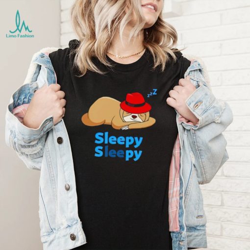 Sloth sleepy sleepy art shirt
