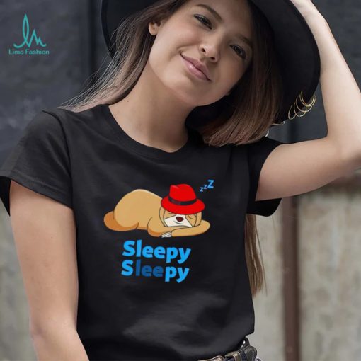 Sloth sleepy sleepy art shirt