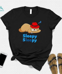 Sloth sleepy sleepy art shirt